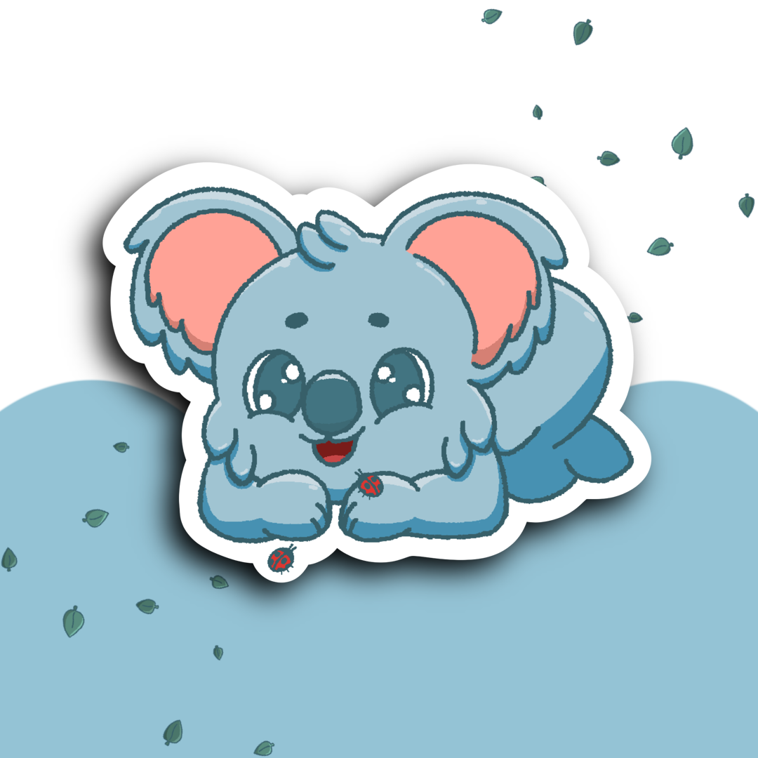 A4: Ozzie - Ladybugs Sticker