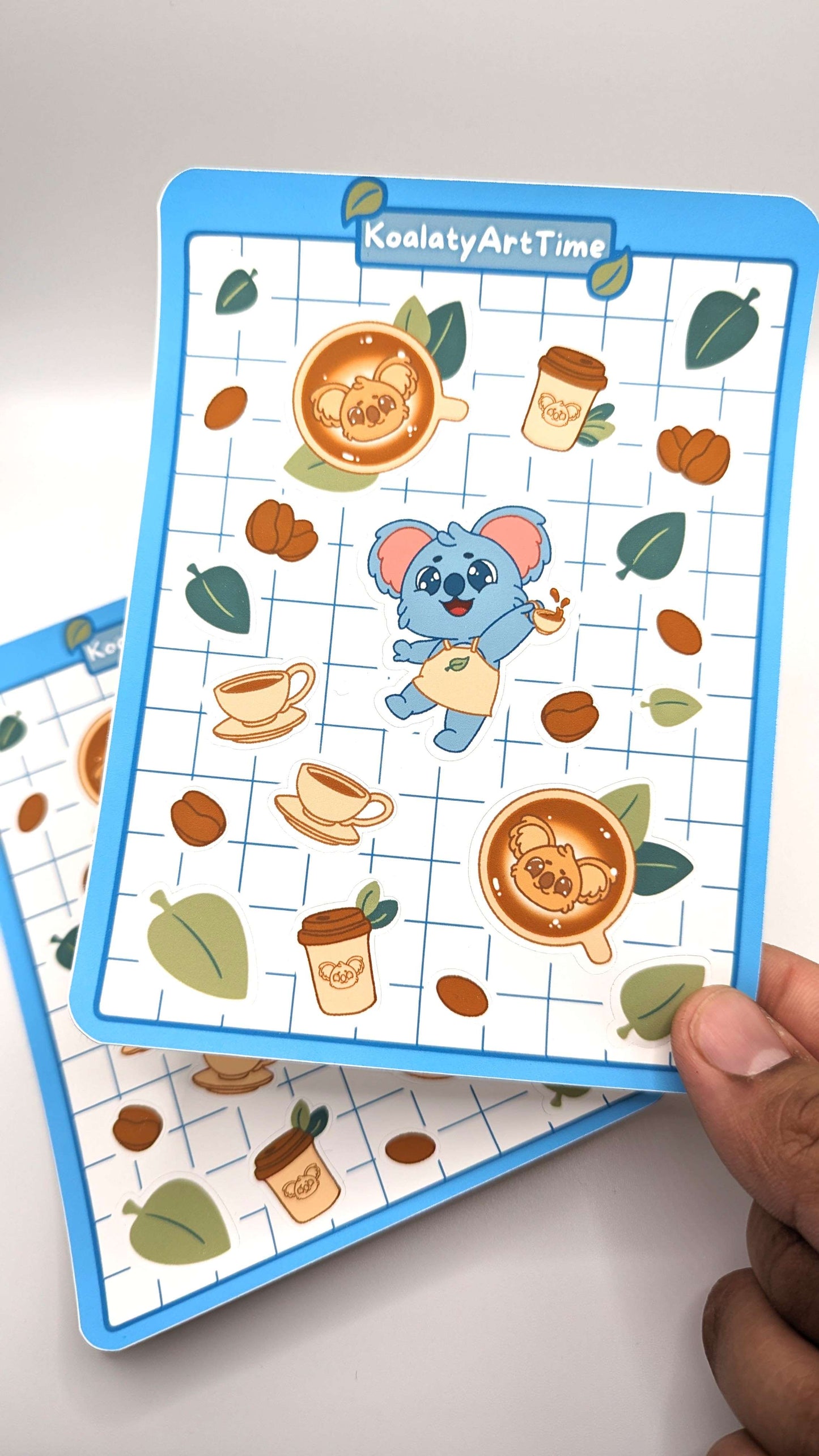 A98: Ozzie's Koalaty Koffee Sticker Sheet