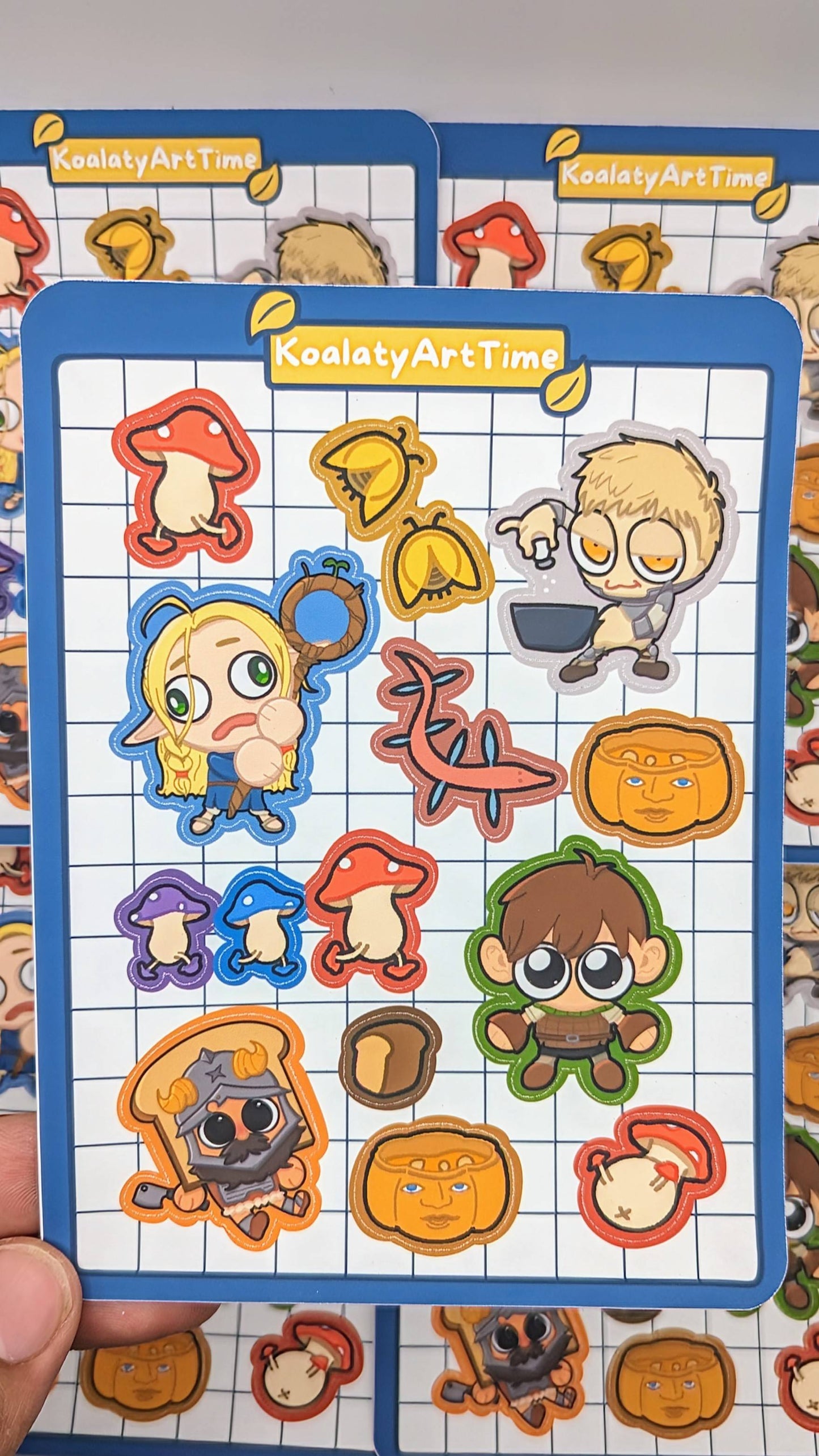 A96: Dungeon Diner Sticker Sheet
