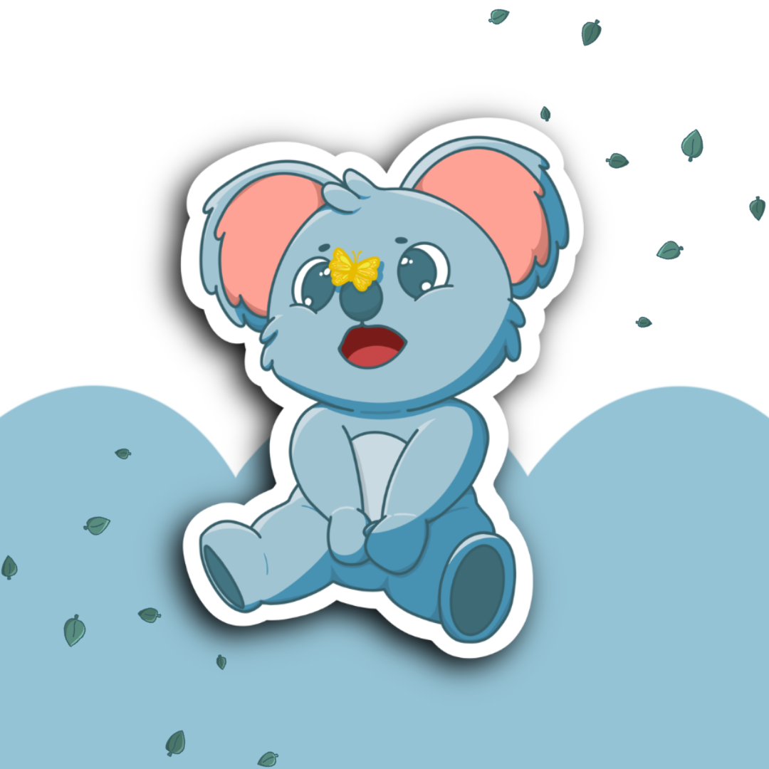 A3: Ozzie - Butterfly Sticker