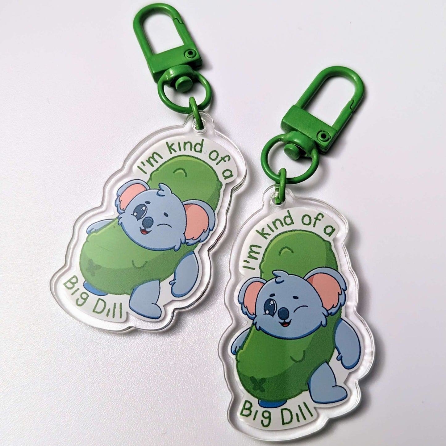 A76: Ozzie Big Dill Keychain