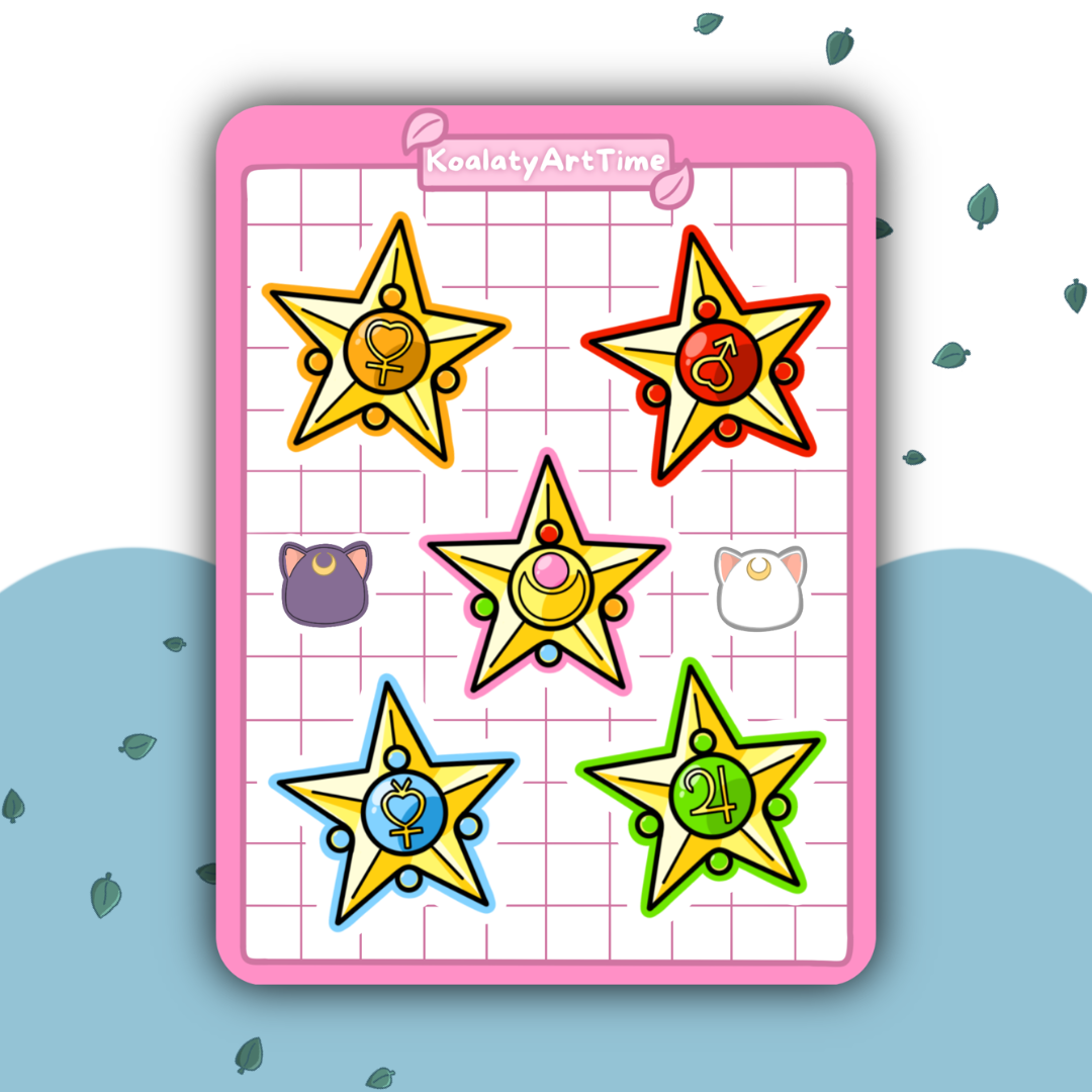A18: Magic Stars Sticker Sheet