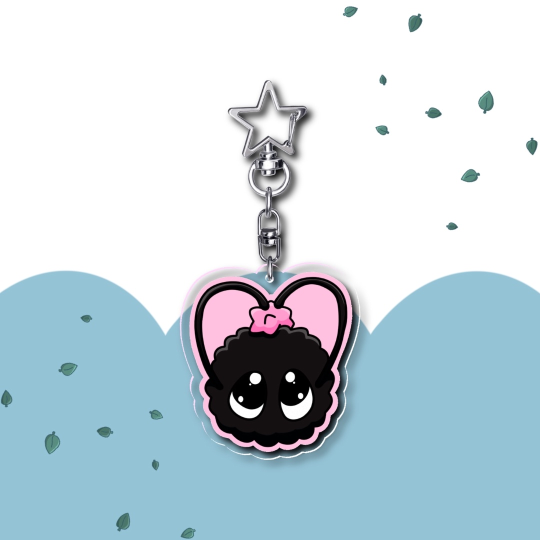 Dust Bunny Keychain