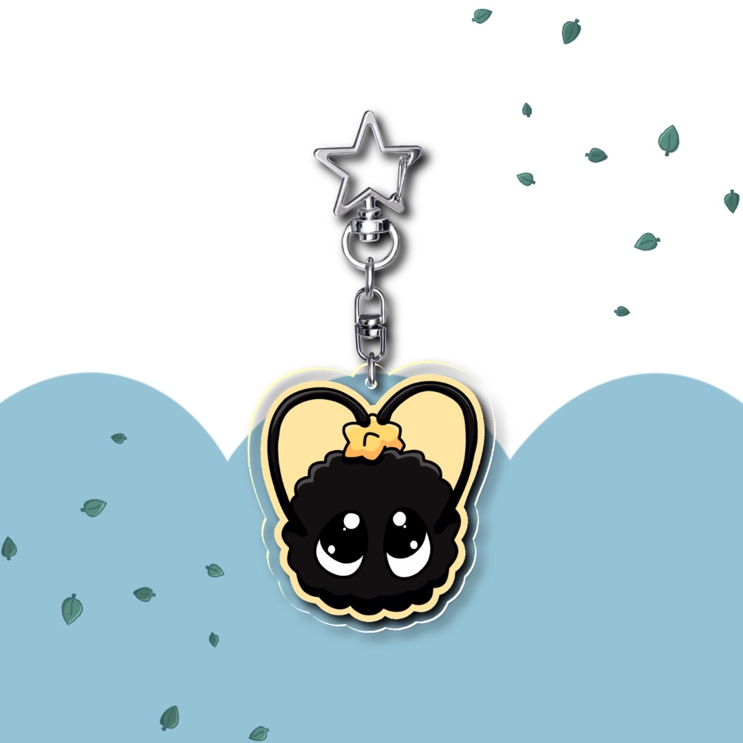 Dust Bunny Keychain