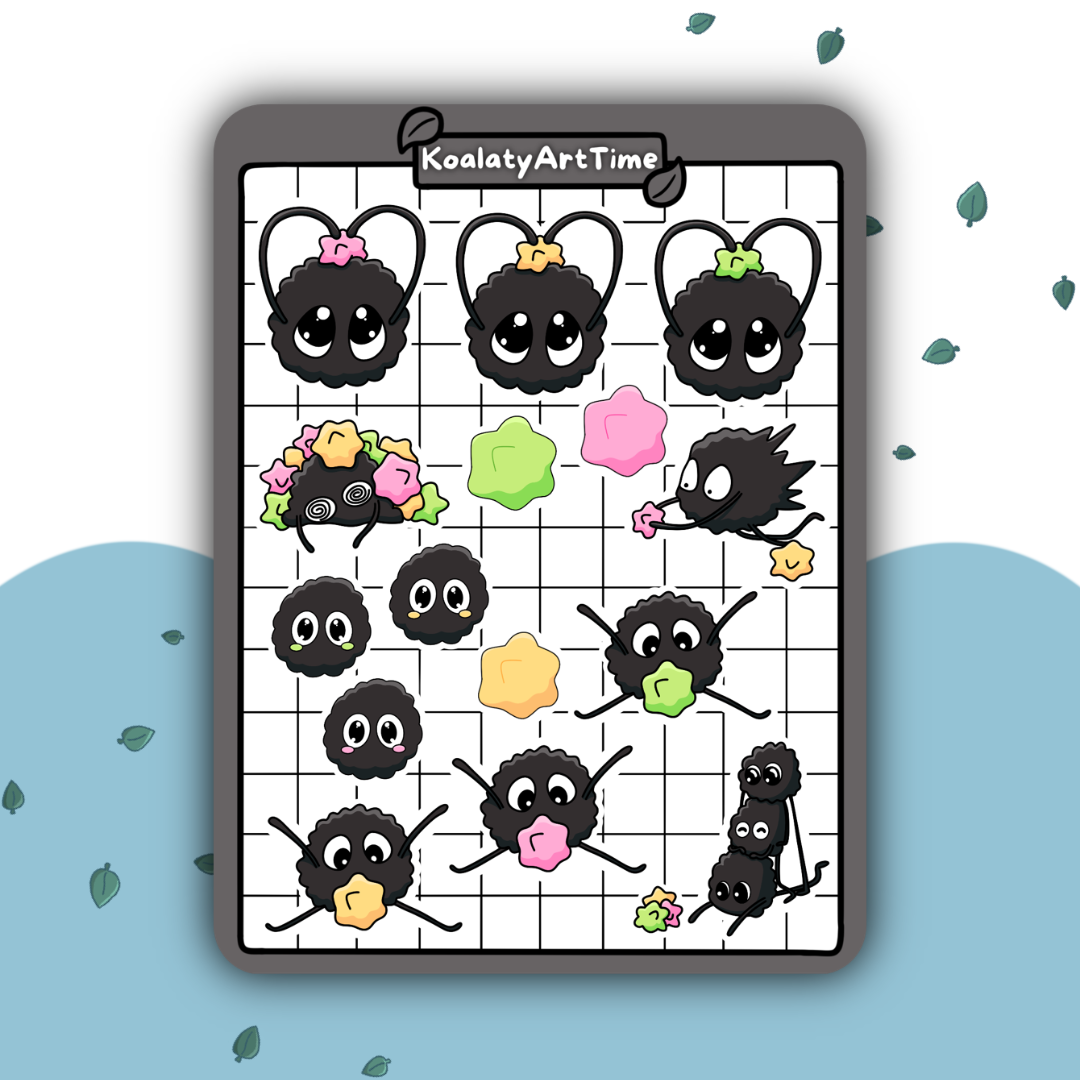 A13: Dust Bunnies Sticker Sheet