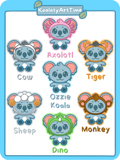 B27: Ozzie Animals - Blind Bag Keychains