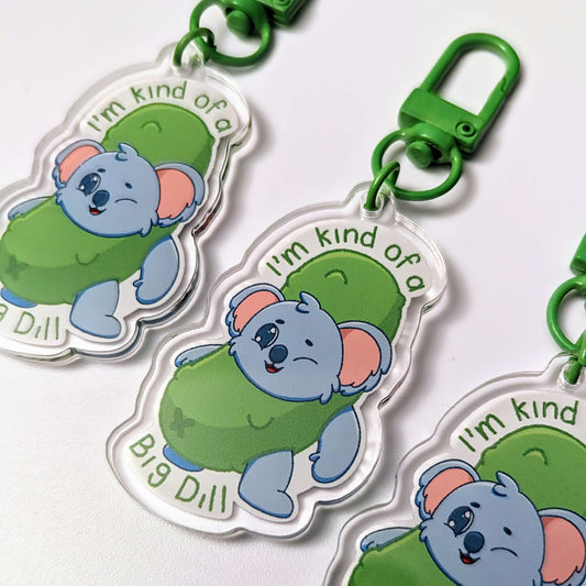 A76: Ozzie Big Dill Keychain