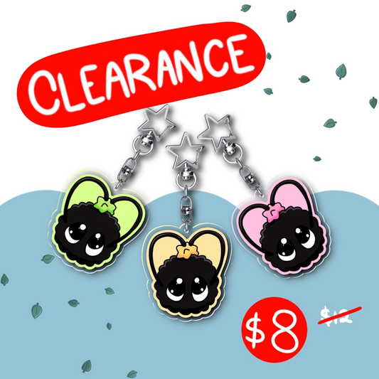 Dust Bunny Keychain